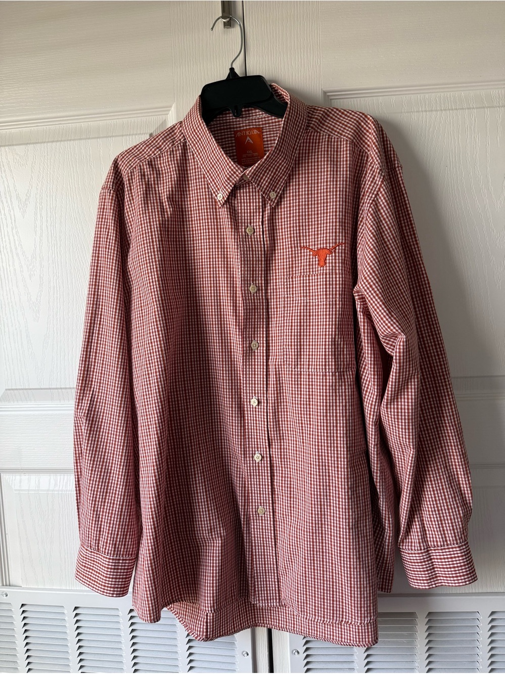 Men’s Antigua Texas Longhorn Long Sleeve Button Down Shirt XXL